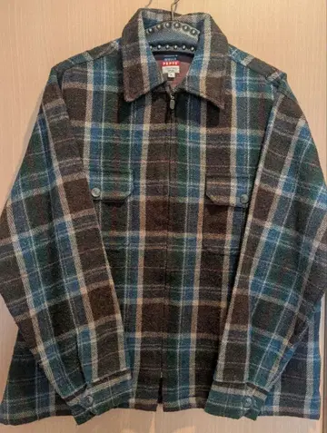 SPRUCE PEPYS 풀 집업 울 플란넬 셔츠