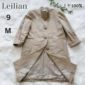 레리안 캐시미어 100% 스탠드 카라 코트 9호 루즈 실루엣