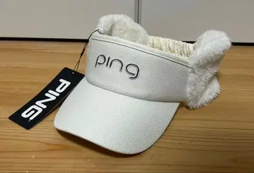 레어! 새상품 PING 귀도리 선바이저