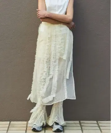 MAISON SPECIAL 3way 시어 프릴 스커트