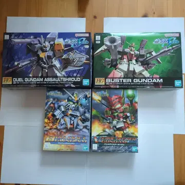 미개봉 새상품 버스터 건담 듀얼 건담 세트