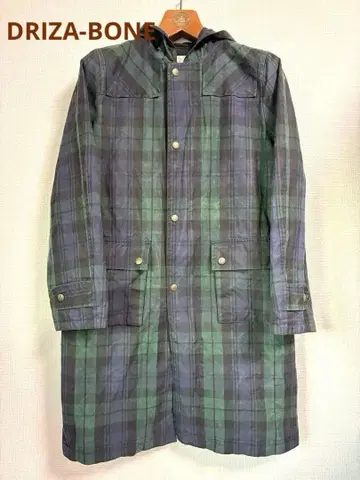 DRIZA-BONE 드라이자본 오일드 코트 블랙워치