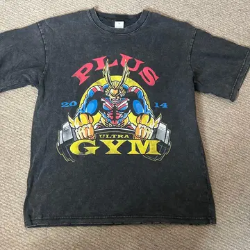 [ T셔츠 ] PULS ULTRA GYM 올마이트 히로아카 블랙 M