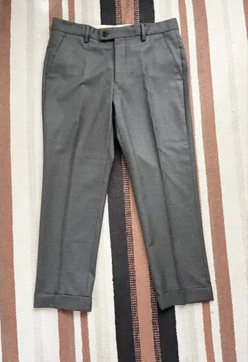 [ 새상품급 ] 폴스미스 울 슬랙스 트라우저스 일본제 밑단 더블