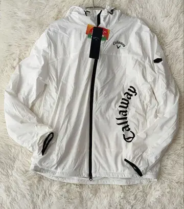 캘러웨이 지퍼 후드티 LL 화이트