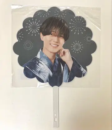 King & Prince 불꽃놀이 부채 불꽃놀이 모양 부채 나가세 렌