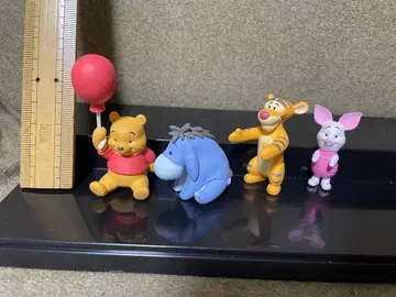 [디즈니] 곰돌이 푸 나란히 4개 세트 귀여운 가챠