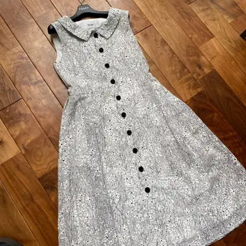 Rene 꽃무늬 슬리브리스 원피스 36