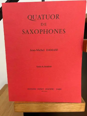 QUATUOR DE SAXOPHONES J.M. DAMASE