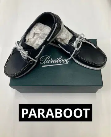 PARABOOT 네이비 데크 슈즈 [ 25.5cm ]