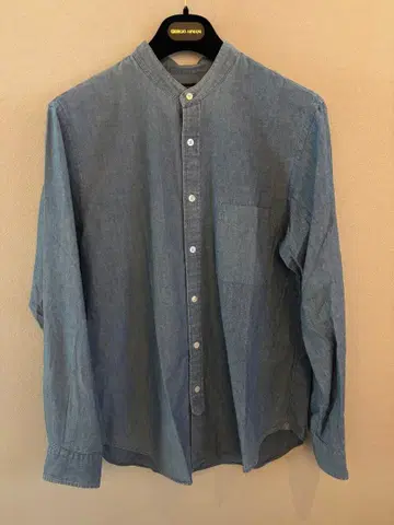 TOMORROWLAND 스탠드 카라 긴팔 샴브레이 셔츠 던거리