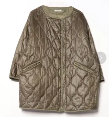 FREAK'S STORE 올리브 퀼팅 자켓 오버 사이즈