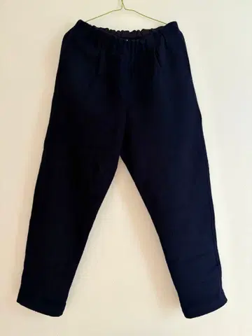 내추럴 랜드리 울 팬츠 테이퍼드 팬츠 네이비 used