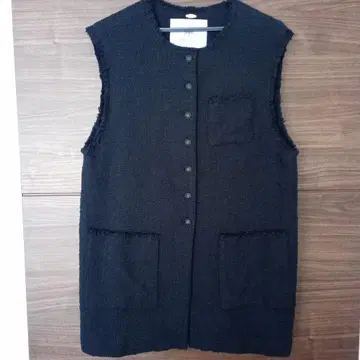 퓨어세신 트위드 베스트