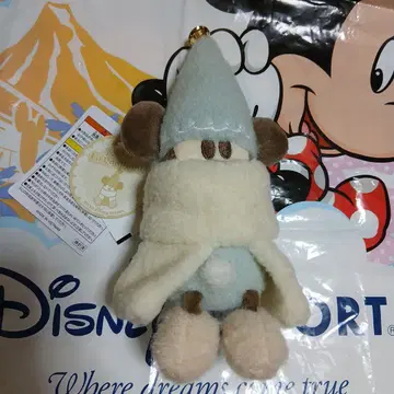 스카이블루 리루린린 2025 디즈니 크리스마스 인형 배지