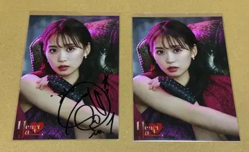 세리자와 유우 브로마이드 5종 + 친필 사인 브로마이드