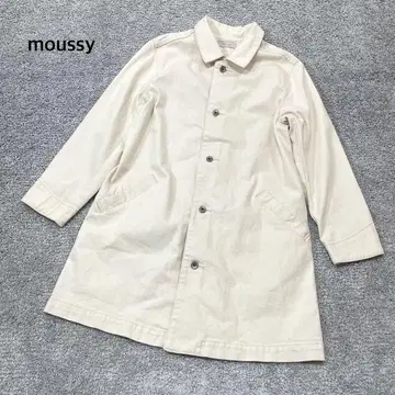 [ MOUSSY ] M-오가닉 코튼 오버 사이즈 샵코트