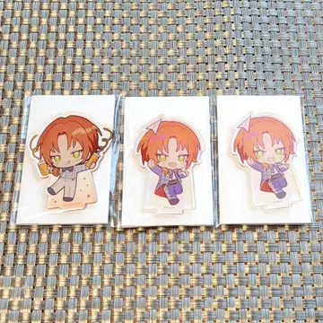 앙스타 애니카페 아크릴 스탠드 홀리데이 스타포니 3점