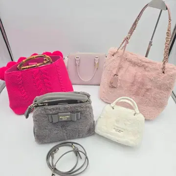 백 5세트 Samantha 여성용 퍼 가을/겨울 핸드백