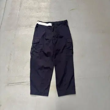 90s 유로 밀리터리 카고 팬츠 이지 팬츠 크롭 기장