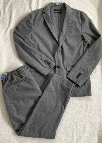 나노 유니버스 원더 쉐이프 셋업 자켓 팬츠 그레이 L