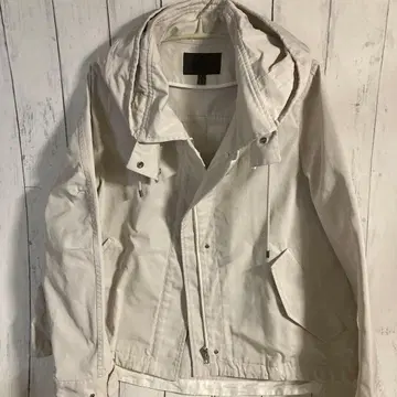 iCB 마운틴 후드티 M 그레이 화이트