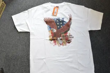 [ 미사용 새상품 ] 할리데이비슨 L 사이즈 남성용 T셔츠 호크