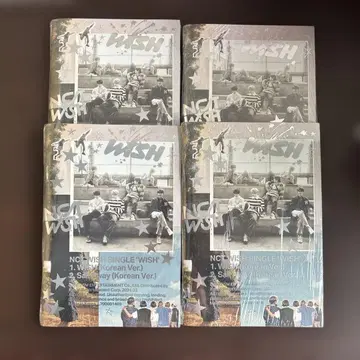 NCTWISH WISH 미개봉 새상품 4권 세트