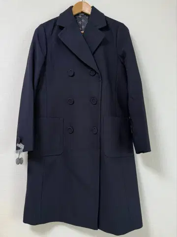 새상품 네이비 트렌치코트 mittente 9호 샵 채널