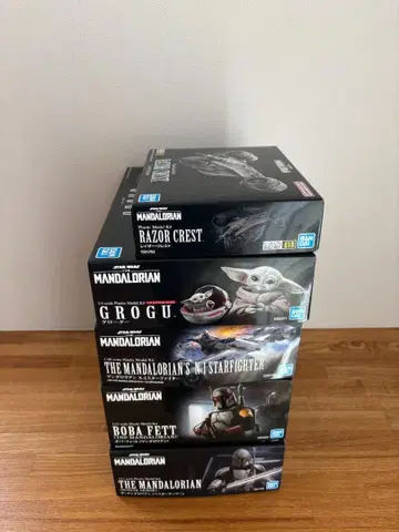 반다이 만달로리안 프라모델 세트