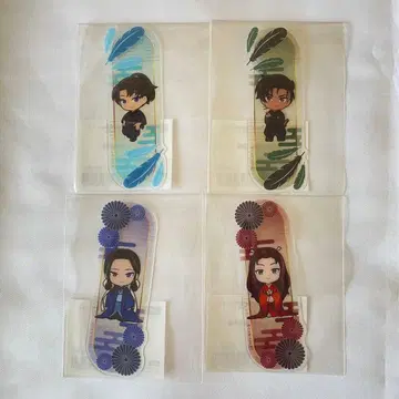 까마귀는 주인을 고르지 않아 복권 미니! 특전 클리어 책갈피 4종 세트