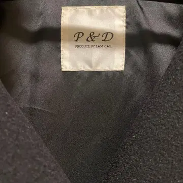 P&D 퍼 더블 버튼 코트