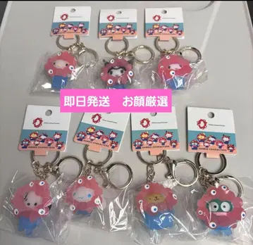 미야쿠미야쿠 산리오  클리어 키링 전 캐릭터 컴플리트