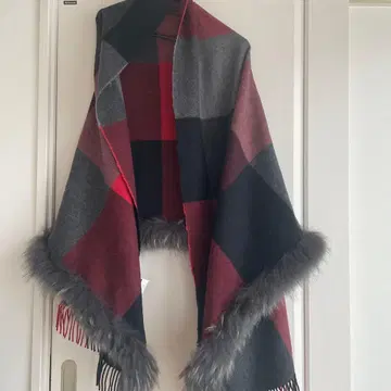 GRACE CONTINENTAL 체크 무늬 스톨