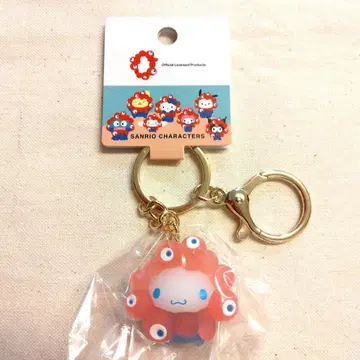 클리어 컬러 시나모롤 미야쿠미야쿠 산리오 키링 시나몬