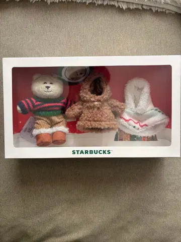 스타벅스 옷 갈아입기 베어리스타 상자 없음