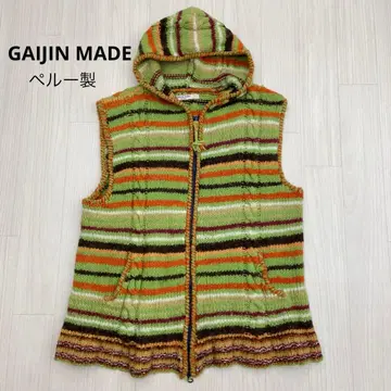 GAIJIN MADE 가이진메이드 울 니트 베스트 자켓