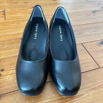 Lady worker 블랙 하이힐 24.0 EEEE