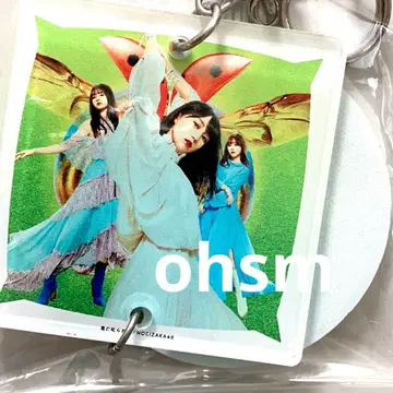 노기자카46 너에게 혼났다 CD형 키링 카키 하루카 아크릴 키링