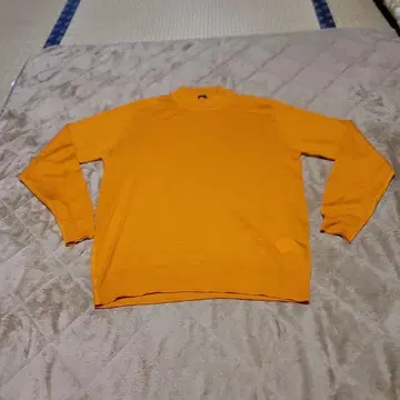 FEDELI 페데리 하이 게이지 모크넥 니트 메리노울 오렌지