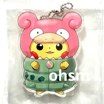 포켓몬 센터 한정품 피카츄 야돈 인형옷 아크릴 키링