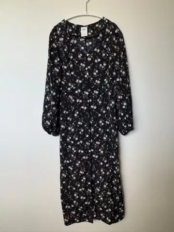 론하 꽃무늬 셔츠 원피스