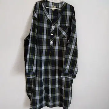 80s L.L.Bean 체크 무늬 플란넬 롱 파자마 XL