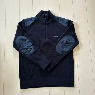 몽벨 미텔레기 하프 지퍼 스웨터 니트 XL