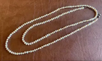 misty 담수 펄 목걸이 2연