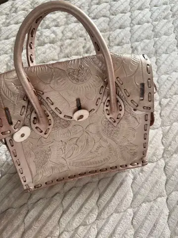 그레이스 콘티넨탈 핑크 골드 백