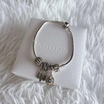 PANDORA 판도라 참 포함 팔찌 실버