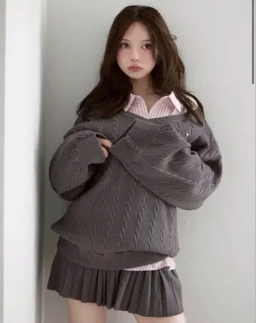 andmary Agatha 블라우스 세트업