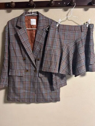 REDYAZEL 체크 무늬 셋업 하자품 사이즈 다름