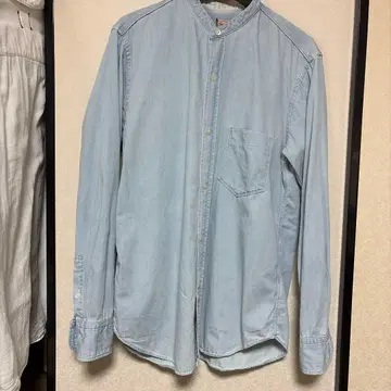 YANUK 밴드 카라 셔츠